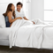Double 4 Piece 2000TC Microfibre Bed Sheet Set 40cm Deep White