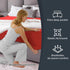 Hotel Quality Fitted Sheet - 1 Piece Fitted Sheet  -Breathable Bedding - Wrinkle, Fade, Stain Resistant- 16inch/40cm Deep Pocket Fitted Bed Sheet-Wrinkle and Fade Resistant,(Red,Double)