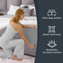 Hotel Quality Fitted Sheet - 1 Piece Fitted Sheet  -Breathable Bedding - Wrinkle, Fade, Stain Resistant- 16inch/40cm Deep Pocket Fitted Bed Sheet-Wrinkle and Fade Resistant,(Silver-gray,Double)