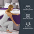 Hotel Quality Fitted Sheet - 1 Piece Fitted Sheet  -Breathable Bedding - Wrinkle, Fade, Stain Resistant- 16inch/40cm Deep Pocket Fitted Bed Sheet-Wrinkle and Fade Resistant,(Purple,Double)