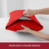 3 Piece Fitted Sheet Set- Fitted Sheet & Pillowcases -Breathable Bedding - Wrinkle, Fade, Stain Resistant- 40cm Deep Pocket Fitted Bed Sheet Set(Red,King)
