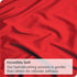 3 Piece Fitted Sheet Set- Fitted Sheet & Pillowcases -Breathable Bedding - Wrinkle, Fade, Stain Resistant- 40cm Deep Pocket Fitted Bed Sheet Set(Red,King)