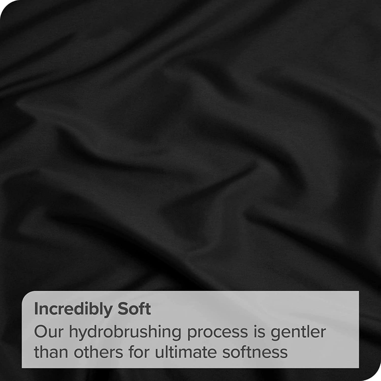 3 Piece Fitted Sheet Set- Fitted Sheet & Pillowcases -Breathable Bedding - Wrinkle, Fade, Stain Resistant- 40cm Deep Pocket Fitted Bed Sheet Set(Black,King)