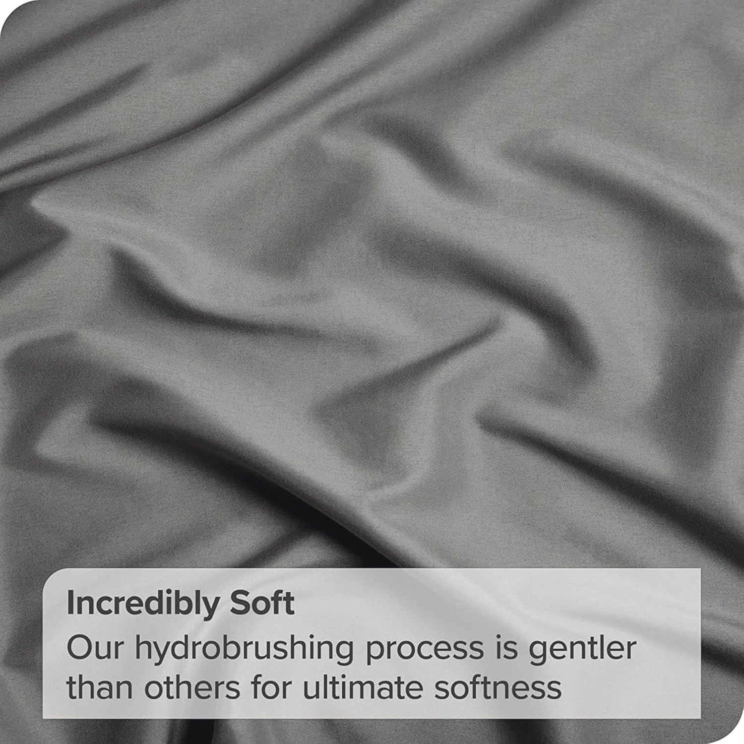 3 Piece Fitted Sheet Set- Fitted Sheet & Pillowcases -Breathable Bedding - Wrinkle, Fade, Stain Resistant- 40cm Deep Pocket Fitted Bed Sheet Set(Grey,King)