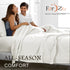 4 Piece Bed Sheet Set- Bedding Sheets & Pillowcases -Breathable Bedding - Wrinkle, Fade, Stain Resistant-Deep Pocket Flat Fitted Bed Sheet Set(Raw white,King)
