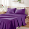 King Single 3PC 2000TC Microfibre Sheet Set Deep Pocket Purple