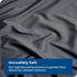 2 Piece Hotel Soft Microfiber Quilt Cover Set-2000TC Duvet/Donna Cover Set & Pillowcases -1 Quilt Cover Zipper Closure & 1 x Pillowcases-Breathable Bedding - Wrinkle, Fade, Stain Resistant(Dark gray,King Single)