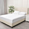 King Single 2000TC Microfibre Fitted Sheet Set 2 Piece 40cm Deep Pocket White