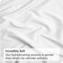 2 Piece Fitted Sheet Set- Fitted Sheet & Pillowcases -Breathable Bedding - Wrinkle, Fade, Stain Resistant- 40cm Deep Pocket Fitted Bed Sheet Set(White,King Single)