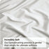 3 Piece Bed Sheet Set- Bedding Sheets & Pillowcases -Breathable Bedding - Wrinkle, Fade, Stain Resistant-Deep Pocket Flat Fitted Bed Sheet Set(Raw white,King Single)