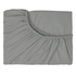 Hotel Quality Fitted Sheet - 1 Piece Fitted Sheet  -Breathable Bedding - Wrinkle, Fade, Stain Resistant- 16inch/40cm Deep Pocket Fitted Bed Sheet-Wrinkle and Fade Resistant,(Grey,King Single)