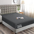 Hotel Quality Fitted Sheet - 1 Piece Fitted Sheet  -Breathable Bedding - Wrinkle, Fade, Stain Resistant- 16inch/40cm Deep Pocket Fitted Bed Sheet-Wrinkle and Fade Resistant,(Dark gray,King Single)