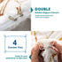 3 Piece Hotel Soft Microfiber Quilt Cover Set-2000TC Duvet/Donna Cover Set & Pillowcases -1 Quilt Cover Zipper Closure & 1 x Pillowcases-Breathable Bedding - Wrinkle, Fade, Stain Resistant(Marble Gleam,Queen)
