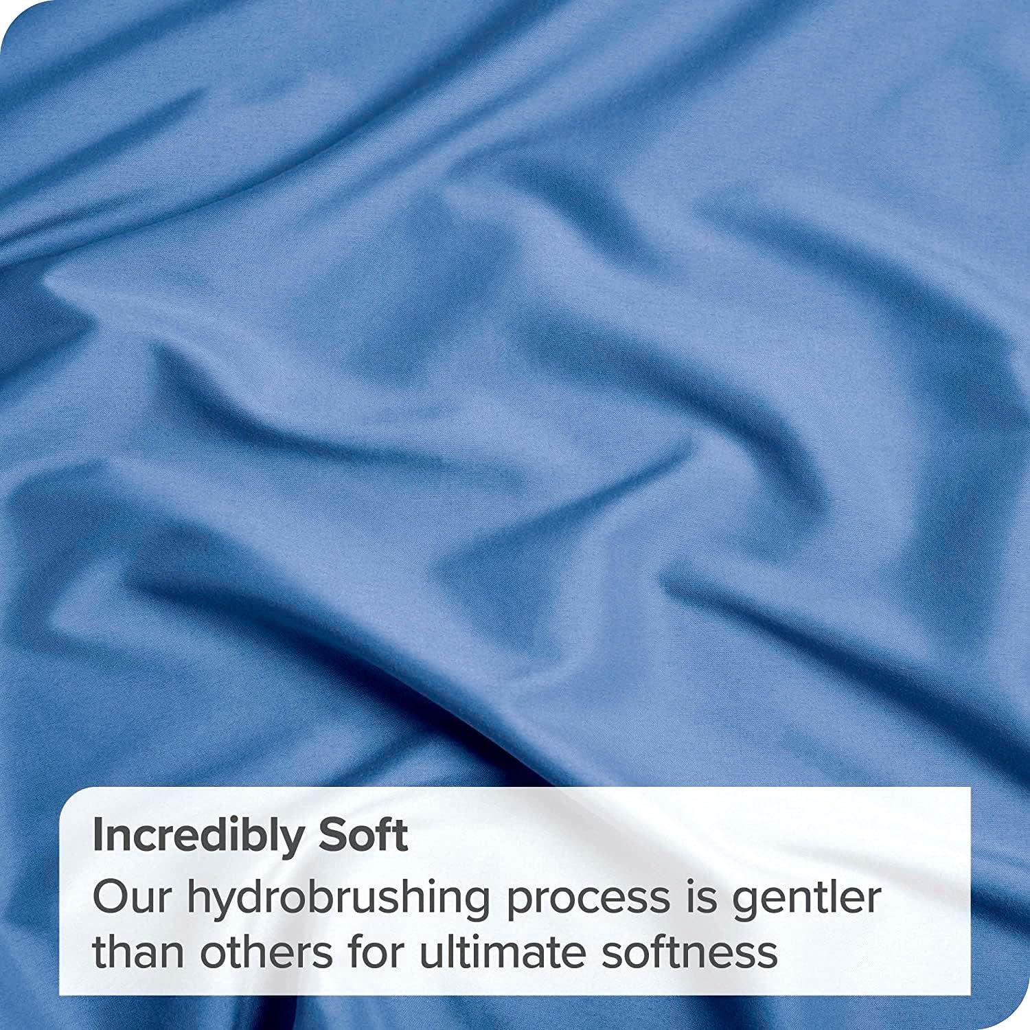 3 Piece Fitted Sheet Set- Fitted Sheet & Pillowcases -Breathable Bedding - Wrinkle, Fade, Stain Resistant- 40cm Deep Pocket Fitted Bed Sheet Set(Ocean,Queen)