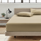 Queen Fitted Sheet Set 3 Piece 40cm Deep Pocket Camel Beige 2000TC