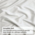 4 Piece Bed Sheet Set- Bedding Sheets & Pillowcases -Breathable Bedding - Wrinkle, Fade, Stain Resistant-Deep Pocket Flat Fitted Bed Sheet Set(Raw white,Queen)