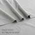 4 Piece Bed Sheet Set- Bedding Sheets & Pillowcases -Breathable Bedding - Wrinkle, Fade, Stain Resistant-Deep Pocket Flat Fitted Bed Sheet Set(Silver-gray,Queen)