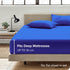 Hotel Quality Fitted Sheet - 1 Piece Fitted Sheet  -Breathable Bedding - Wrinkle, Fade, Stain Resistant- 16inch/40cm Deep Pocket Fitted Bed Sheet-Wrinkle and Fade Resistant,(Royal blue,Queen)