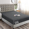 Hotel Quality Fitted Sheet - 1 Piece Fitted Sheet  -Breathable Bedding - Wrinkle, Fade, Stain Resistant- 16inch/40cm Deep Pocket Fitted Bed Sheet-Wrinkle and Fade Resistant,(Dark gray,Queen)