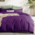 2 Piece Hotel Soft Microfiber Quilt Cover Set-2000TC Duvet/Donna Cover Set & Pillowcases -1 Quilt Cover Zipper Closure & 1 x Pillowcases-Breathable Bedding - Wrinkle, Fade, Stain Resistant(Purple,Single)