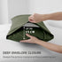 2 Piece Fitted Sheet Set- Fitted Sheet & Pillowcases -Breathable Bedding - Wrinkle, Fade, Stain Resistant- 40cm Deep Pocket Fitted Bed Sheet Set(Olive green,Single)