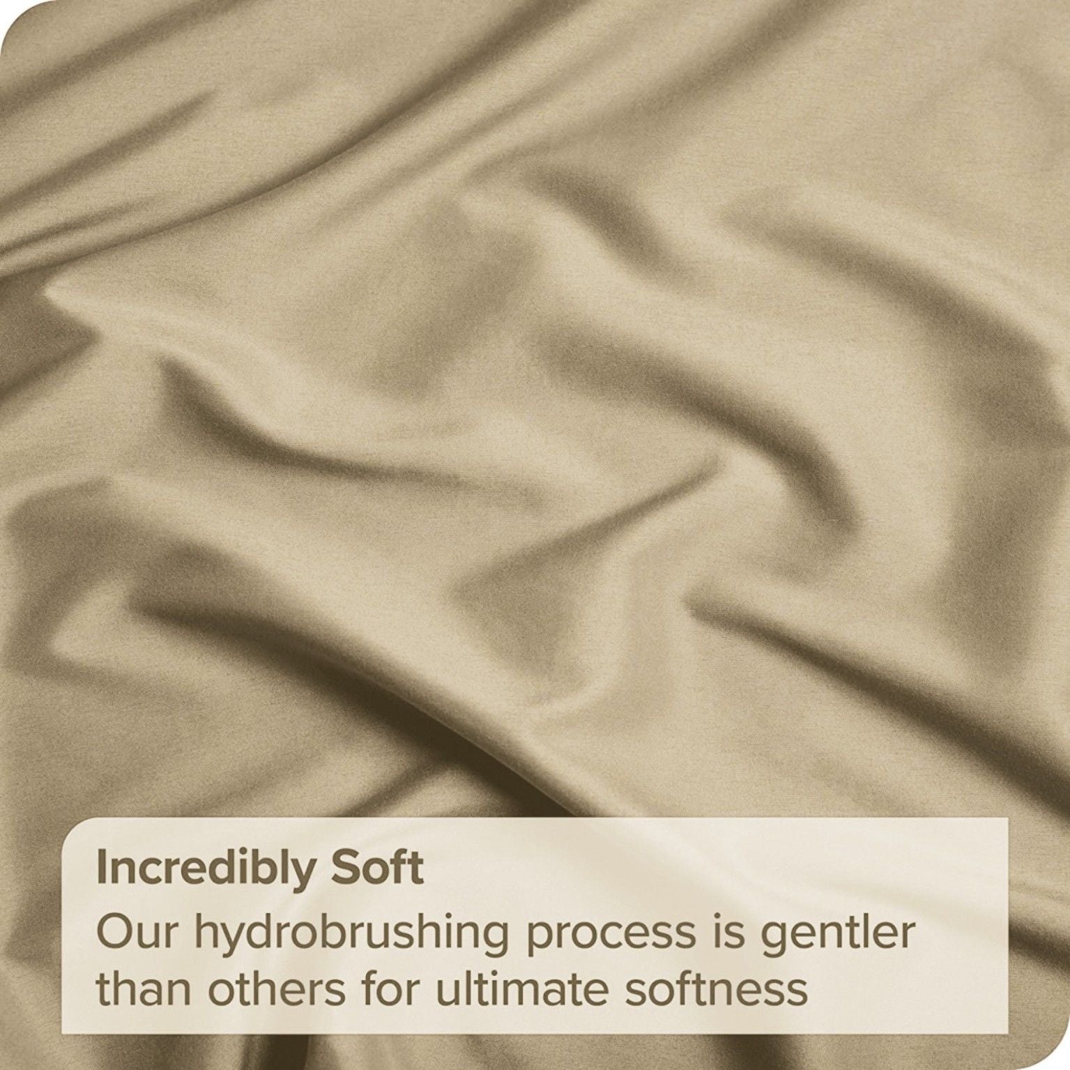 3 Piece Bed Sheet Set- Bedding Sheets & Pillowcases -Breathable Bedding - Wrinkle, Fade, Stain Resistant-Deep Pocket Flat Fitted Bed Sheet Set(Camel Beige,Single)