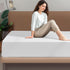Hotel Quality Fitted Sheet - 1 Piece Fitted Sheet  -Breathable Bedding - Wrinkle, Fade, Stain Resistant- 16inch/40cm Deep Pocket Fitted Bed Sheet-Wrinkle and Fade Resistant,(White,Single)