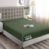 Hotel Quality Fitted Sheet - 1 Piece Fitted Sheet  -Breathable Bedding - Wrinkle, Fade, Stain Resistant- 16inch/40cm Deep Pocket Fitted Bed Sheet-Wrinkle and Fade Resistant,(Olive green,Single)
