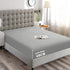 Hotel Quality Fitted Sheet - 1 Piece Fitted Sheet  -Breathable Bedding - Wrinkle, Fade, Stain Resistant- 16inch/40cm Deep Pocket Fitted Bed Sheet-Wrinkle and Fade Resistant,(Silver-gray,Single)