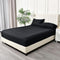 Super King 2000TC Microfibre Fitted Sheet Set 3 Piece 40cm Deep Pocket Black