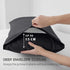 3 Piece Fitted Sheet Set- Fitted Sheet & Pillowcases -Breathable Bedding - Wrinkle, Fade, Stain Resistant- 40cm Deep Pocket Fitted Bed Sheet Set(Black,Super King)