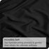 4 Piece Bed Sheet Set- Bedding Sheets & Pillowcases -Breathable Bedding - Wrinkle, Fade, Stain Resistant-Deep Pocket Flat Fitted Bed Sheet Set(Black,Super King)