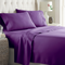 Super King Sheet Set 4PC Purple 2000TC Microfiber Deep Pocket Bedding