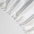Art Silk Satin Sheet Set Hotel 4 Pieces Fitted/Flat Sheet Bedding Set-Luxury Soft Silky Sheets for Hair and Skin, Similar to Silk Bed Sheets Set 4 Pieces(King,White)
