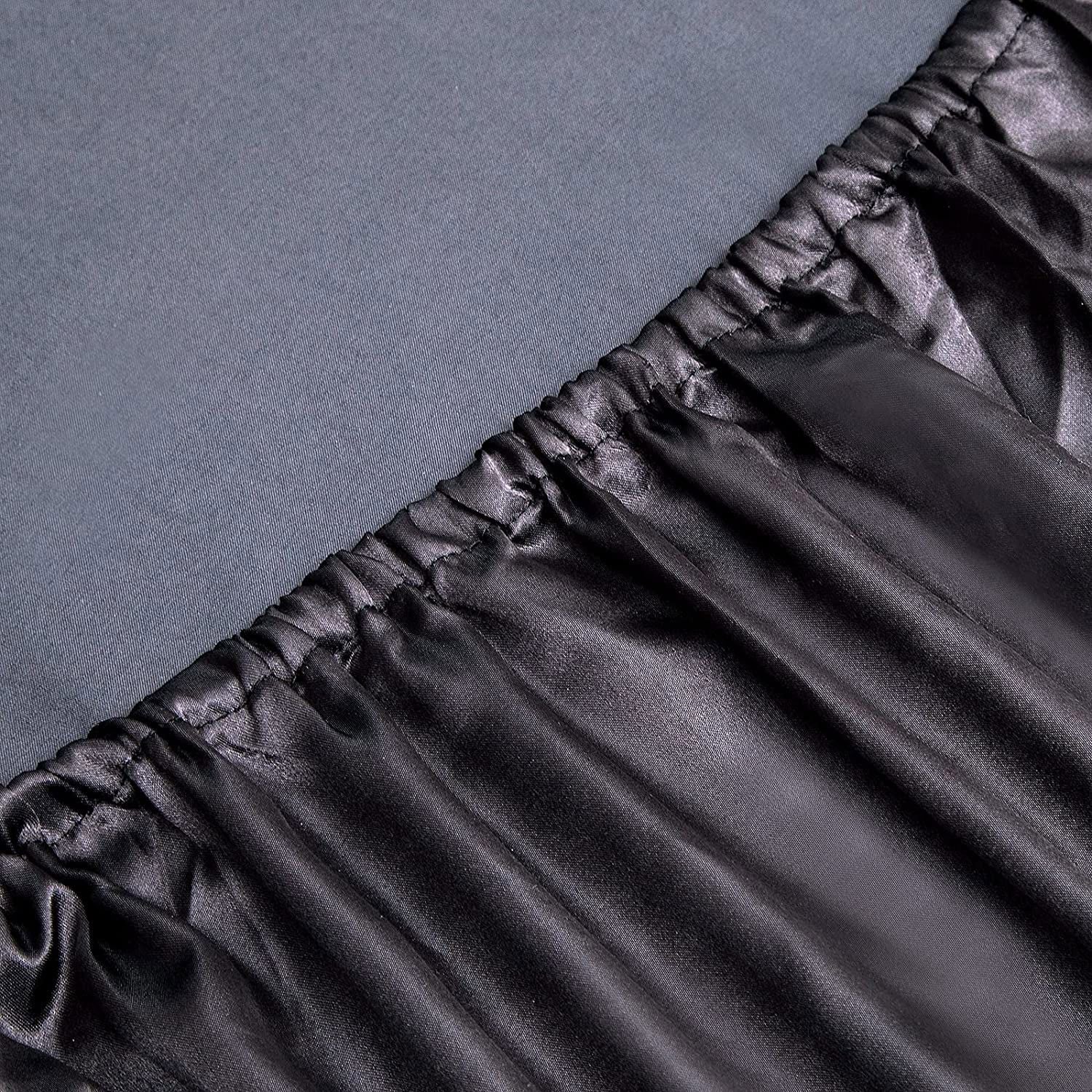 Art Silk Satin Sheet Set Hotel 4 Pieces Fitted/Flat Sheet Bedding Set-Luxury Soft Silky Sheets for Hair and Skin, Similar to Silk Bed Sheets Set 4 Pieces(King,Black)