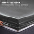 Art Silk Satin Sheet Set Hotel 4 Pieces Fitted/Flat Sheet Bedding Set-Luxury Soft Silky Sheets for Hair and Skin, Similar to Silk Bed Sheets Set 4 Pieces(Super King,Grey)