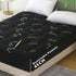 800GSM Mattress Topper Viscose Derived from Bamboo, Thick Pillowtop Fitted Mattress Cover with 45cm Deep Skirt - Machine Washable Hypoallergenic(King,Black)