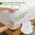 800GSM Mattress Topper Viscose Derived from Bamboo, Thick Pillowtop Fitted Mattress Cover with 45cm Deep Skirt - Machine Washable Hypoallergenic(Queen,,Green)