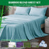 4 Piece Hotel Bamboo Cooling Sheet Set -Ultra Soft 2000TC Breathable Bed Sheets Set with 37 Centimetre Deep Pocket-Cooling Sheets for Hot Sleepers(Sky Blue,King)
