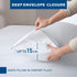 3 Piece Hotel Bamboo Cooling Sheet Set -Ultra Soft 2000TC Breathable Bed Sheets Set with 37 Centimetre Deep Pocket-Cooling Sheets for Hot Sleepers(White,Single)