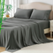 Single Bamboo Cooling Sheet Set 3PC 2000TC Deep Pocket Grey