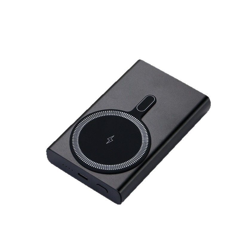An qichen Magnetic Power Bank 15W Wireless Fast Charge Silver