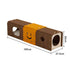 Felt Cat Tunnel Nest Double Layer with Scratching Board Smiley tunnel In stock