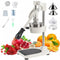 Manual Citrus Juicer - Cold Press Juicer,Durable Cast-Iron Handheld Orange Juice Squeezer, Heavy-Duty, Easy to Use & Clean,for Grapefruit Pomegranate Juice Machine with Countertop Base