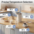 Portable Instant Hot Water Dispenser, 3S Rapid Heating Electric Water Boiler with Adjustable 5 Temperatures, Digital Touch Screen for Home Office Camping Tea, Coffee