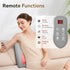Shiatsu Neck Massager with Heat and Remote,3D Kneading Back Massager, Massage Pillow for Back,Shoulder, Leg for Pain Relief, Gifts for Men Women Mom Dad, at Home Office and Car(Gray)