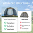 Pop Up Screen House Tent 305cm 6-8 Person Mozzie Mesh Shelter 220cm Headroom