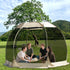 Pop Up Screen House Tent 305cm 6-8 Person Mozzie Mesh Shelter 220cm Headroom