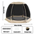 Pop Up Screen House Tent 305cm 6-8 Person Mozzie Mesh Shelter 220cm Headroom