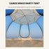 Pop Up Screen House Tent 3x3m, 6-8 Person 220cm Tall Mosquito Net Tent,Spacious 3.8m dome fits 6-8 adults for backyard BBQs & caravan trips camping . 360-degree view fine mesh keeps all mosquitoes out